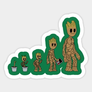 Groot Evolution Sticker